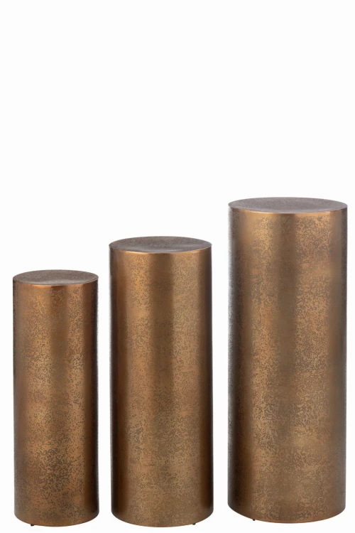 zestaw filarów okrągłych metal złote j-line3.jpg