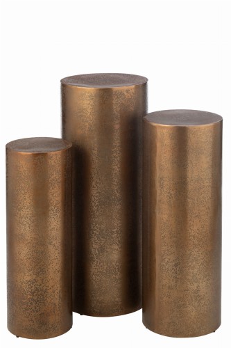 zestaw filarów okrągłych metal złote j-line2.jpg