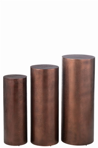 zestaw filarów okrągłych metal bronze j-line1.jpg
