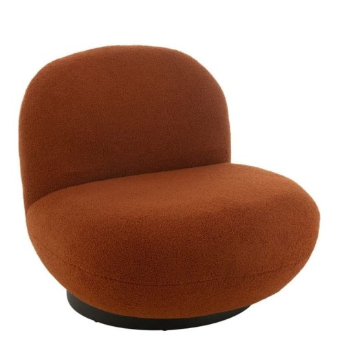 Fotel lounge Snow Wood orange J-Line
