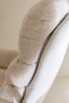 fotel relax z podnóżkiem beżowy j-line