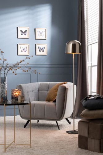 fotel lounge cozy light grey j-line