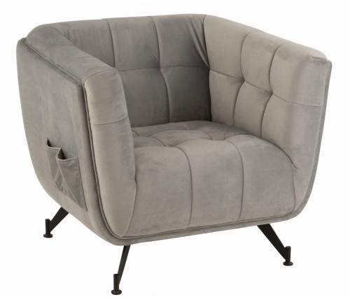 fotel lounge cozy light grey j-line