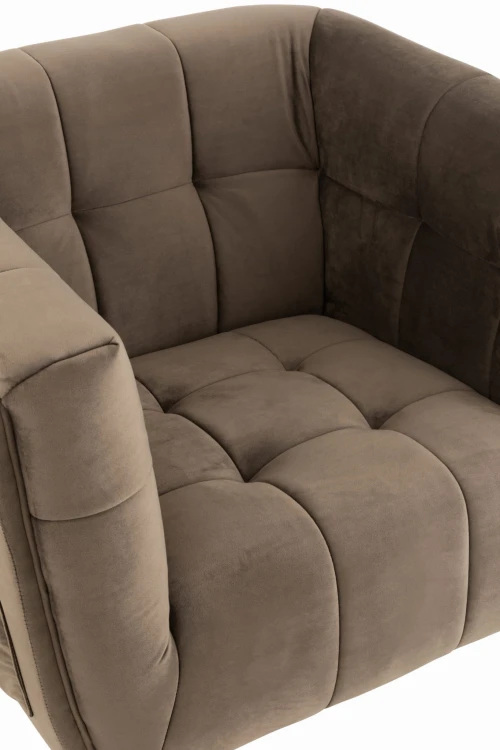 nowoczesny fotel lounge cozy dark grey j-line