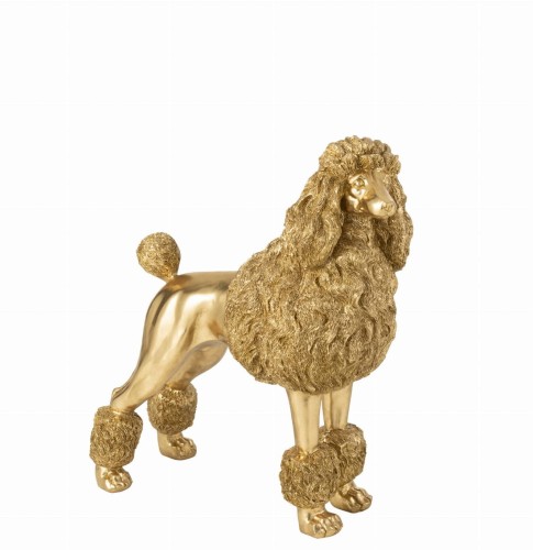 pudel stojąca figura w stylu glamour j-line