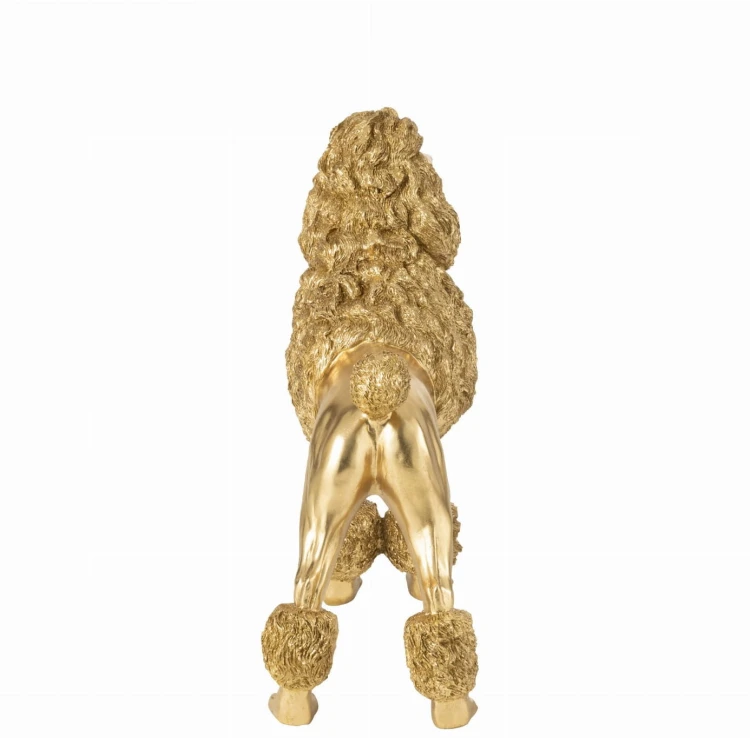 pudel stojąca figura w stylu glamour j-line
