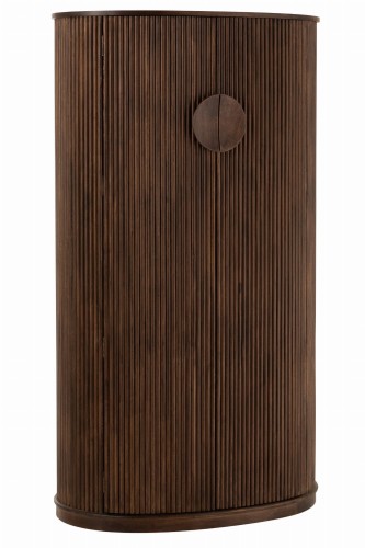 szafka barowa reyi z drewna mango dark brown j-line