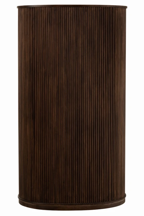 szafka barowa reyi z drewna mango dark brown j-line