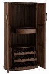 szafka barowa reyi z drewna mango dark brown j-line