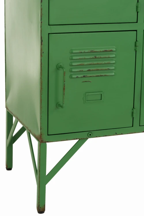 szafka komoda metalowa storage vintage green j-line