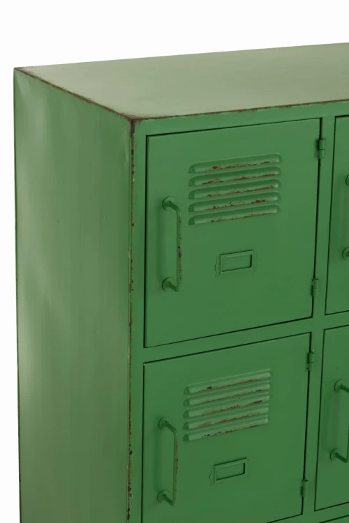 szafka komoda metalowa storage vintage green j-line