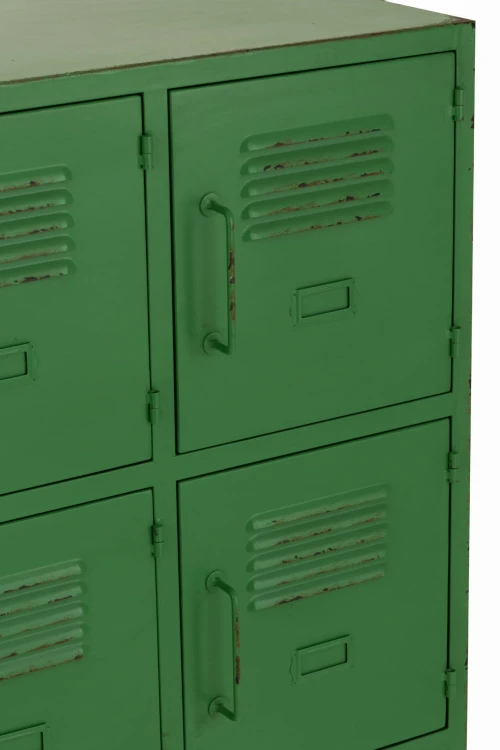 szafka komoda metalowa storage vintage green j-line