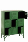 szafka komoda metalowa storage vintage green j-line