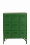 szafka komoda metalowa storage vintage green j-line