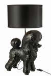 lampa stołowa pudel black j-line