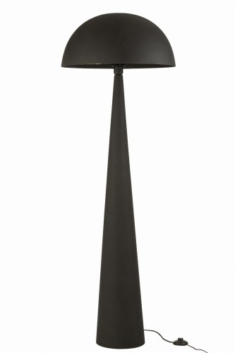 lampa podłogowa grzybek mush czarny mat j-line