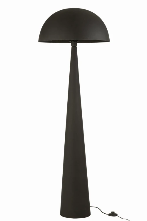 lampa podłogowa grzybek mush czarny mat j-line