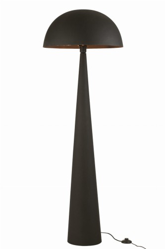 lampa podłogowa grzybek mush czarny mat j-line