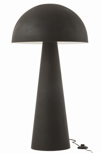 lampa podłogowa mushroom metal black j-line