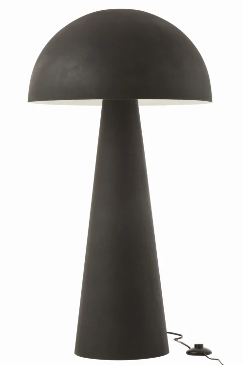 lampa podłogowa mushroom metal black j-line