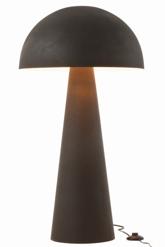 lampa podłogowa mushroom metal black j-line