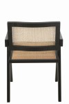krzesło grid jesion rattan black j-line