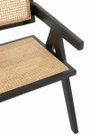 krzesło grid jesion rattan black j-line