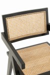 krzesło grid jesion rattan black j-line