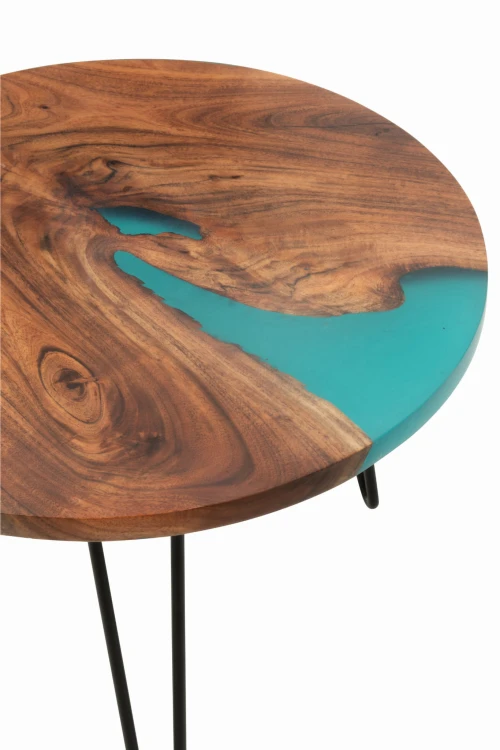 stolik boczny round drewno Acacia blue j-line3.jpg
