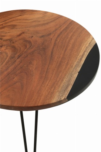 stolik boczny round drewno Acacia black j-line3.jpg