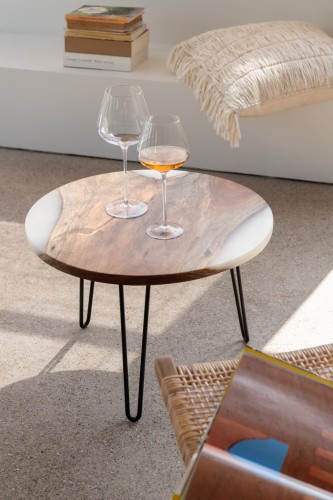 stolik boczny round drewno Acacia white j-line.jpg