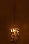klosz lampy srebrny typu glamour mały j-line