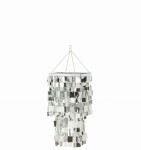 klosz lampy srebrny typu glamour mały j-line
