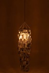 klosz lampy glamour srebrna średnia j-line