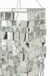 klosz lampy glamour srebrna średnia j-line