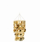 klosz lampy glamour złoty j-line