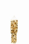 klosz lampy glamour złoty j-line