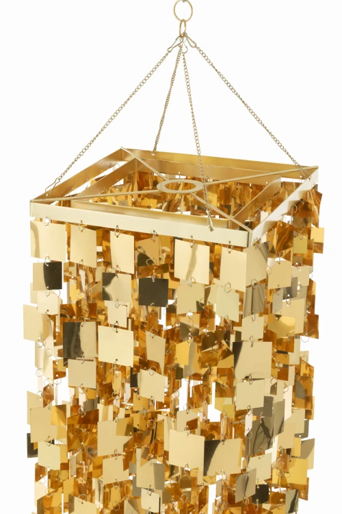klosz lampy glamour złoty j-line