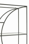 regał metalowy minimalistyczny czarny j-line