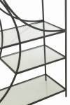 regał metalowy minimalistyczny czarny j-line