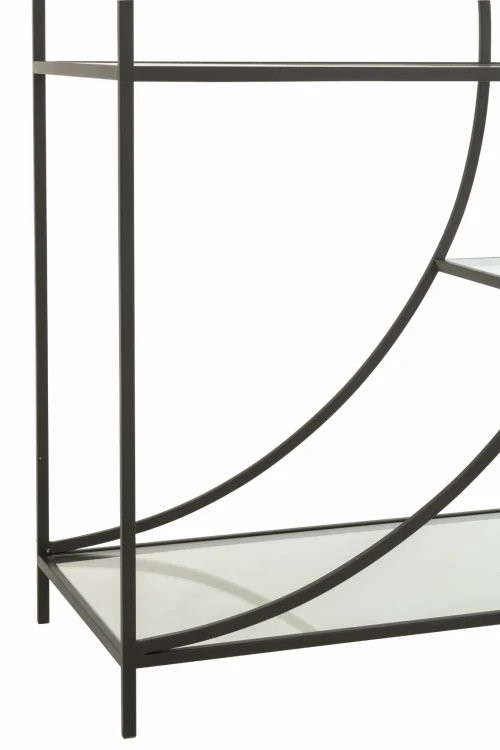 regał metalowy minimalistyczny czarny j-line