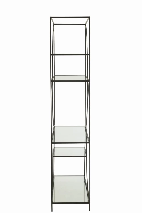 regał metalowy minimalistyczny czarny j-line