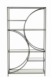 regał metalowy minimalistyczny czarny j-line
