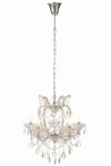 lampa sufitowa dekoracyjny żyrandol z przezroczystego szkła j-line