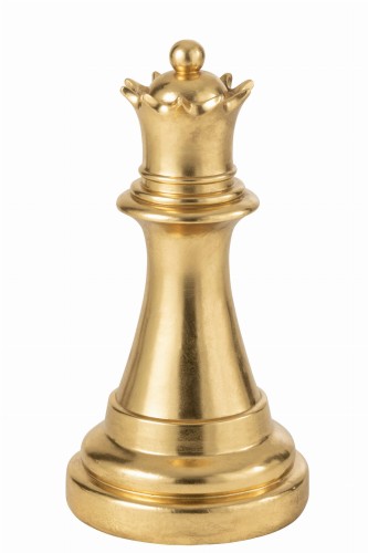 figura dekoracyjna szachowa queen królowa gold j-line