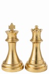 figura dekoracyjna szachowa queen królowa gold j-line