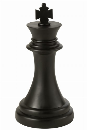 figura szachowa król czarna j-line