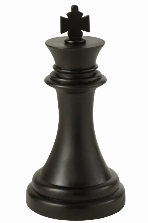 figura szachowa król czarna j-line