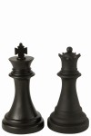 figura dekoracyjna szachowa królowa czarna j-line