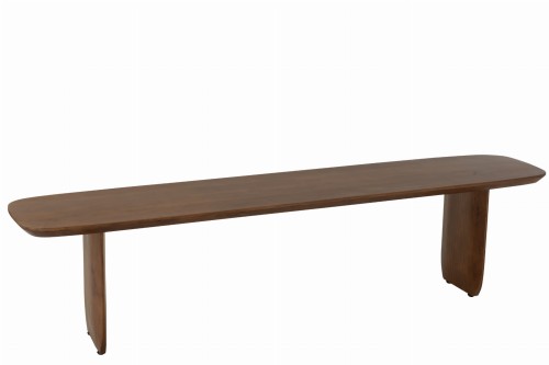 ławka acacia wood brązowa j-line